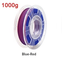 3D 프린터 필라멘트 듀얼 컬러 매트 필라멘트 PLA 1kg 1.75mm 인쇄 재료 삼색, 15.Blue Red 1kg