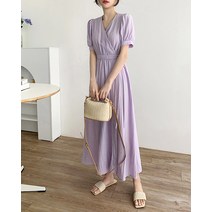 라일라 여름 랩 맥시 롱 바캉스룩 원피스