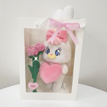 리코하트인형(40cm) 장미꽃인형 선물세트 인형꽃다발