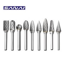 로터리툴 미니샌딩기 전동 다용도 조각기 비트날 로타리바 또는 결합 세트 텅스텐 카바이드, acdfh 5개 세트