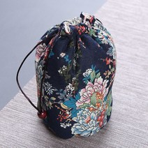 티코지 휴대용 코튼 및 린넨 티웨어 보관 티 천 찻주전자 창의적인 여행 차 액세서리 LC653, 2.11.5X11.5X17CM - 색상2, 1개