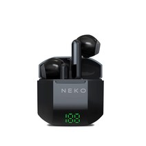 NEKO NK-A2S 무선 블루투스 5.0 이어폰, 이어폰+블랙 케이스