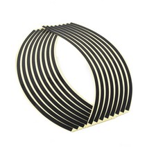 오토바이 자전거 액세서리 휠 스티커 테이프 17 인치 가와사키 닌자 650R ER6F VERSYS GPZ500S/EX500R, 06 black