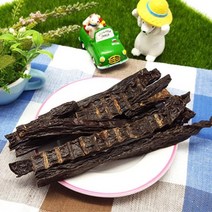 Q 강아지 눈 눈물 관리 한우간 육포 간식 골든리트리버 싱글족 반려견, 1개