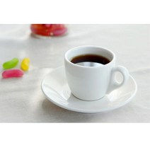 모던 화이트 믹스커피잔 받침세트 2호 2개 40대여성, 2호커피잔받침세트