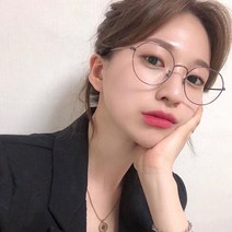 ORZA 깔끔한 다각형 청광차단 안경