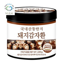 푸른들판 국내산 돼지감자환 220g 1통 뚱단지 되지감자 뚝감자, 단품