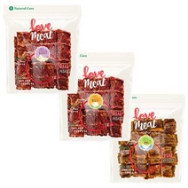 네츄럴코어 천연간식 러브미트3종160g강아지간식, 미니스테이크160g 양고기, 선택사항