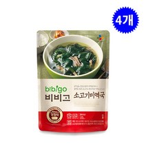 드림마켓 CJ비비고 소고기미역국300g, 4개, 300g