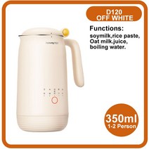 그릭요거트메이커 Joyoung미니 두유 메이커 블렌더350ML 600ML식품 믹서자동 가열다기능 기계304 스테인레스 스틸, 01 D120-350ML, 영국 플러그, D120-350ML+영국 플러그