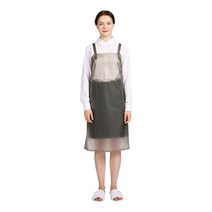 네오브릭 방수앞치마 우레탄 (중) H형 75X85cm 14color, 검정/반투명, 1개