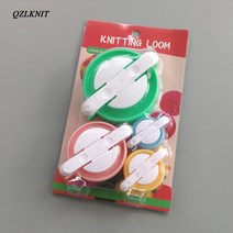 바느질 키트 QZLKNIT 4 개/대 다른 크기 라운드 폼폼 메이커 솜털 볼 위버 도구 DIY 뜨개질 모자 스카프 장, 한개옵션1, 한개옵션0