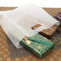 반투명 비닐백 쇼핑백 포장 벌크 1호~5호 50장