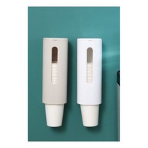 [응다팔아6279] 종이컵수납함 탕비실종이컵홀더 종이컵정리함 정수기종이컵홀더 종이컵꽂이, ★★옵션확인必 대용량 종이컵 디스펜서 종이컵거치대, ★★옵션확인必 1단/아이보리