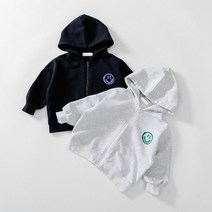 세인트키즈 스마일 유아동 아기후드집업
