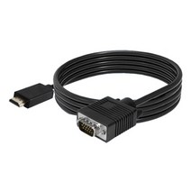HDMI to VGA 변환케이블 LG 삼성 모니터 노트북 빔 프로젝터 영상 연결 케이블 1M/2M/3M/5M 423718, 3M