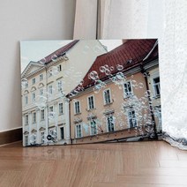 캔버스액자72.7x53 뉴욕시티버블.꾸밈