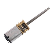 GA12-N20-M3 * 34 마이크로 감속 기어 모터 DC 3V 6V 12V 금속 휠이있는 나사 축 스크류, 17 500_01 3 볼트