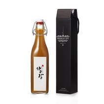 담아요 수제과일청 선물세트(포장무료) 각종답례품 부모님선물 추석명절선물, 1세트, (1구포장)생강청(유기농설탕)수입유리병 500ml