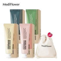 메디플라워 델리카 5겹세라마이드 퍼퓸 핸드크림 30gx4+에코파우치, 08.시더우드x2+런드리데이x2