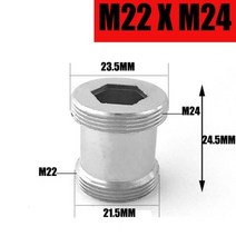 램 방열판 메모리 그래픽카드쿨러 길어진 디자인 M22 변경 16 18 20 22 24mm 남성 x 수도꼭지 어댑터 주방 욕실 황동 물 테이프 공동 구리램 구리, 06 M22 X M24 1pc, 06 M22 X M24 1pc