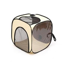 펫드라이룸 드라이룸 휴대용 애완 동물 개 고양이 건조 상자 헤어 드라이어 케이지 텐트 목욕 그루밍 하우, 푸른, 02 Transparent