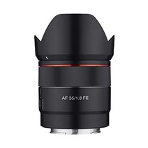 소니 E 마운트용 로키논 35mm f1.8 자동 초점 컴팩트 풀 프레임 광각 렌즈 블랙 io3518-e
