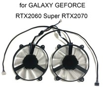 컴퓨터 gpu 그래픽 카드 팬 galaxy geforce rtx2060 super rtx 2070 2pcs fy09015m12lpa 12v 0.45a 교체 쿨러 팬, 다른