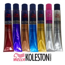 웰라 콜레스톤 퍼펙트 염색약80g 산화제별도 염모제, 1개, 77/73-골드브라운