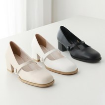 구두모모 데일리 메리제인 스퀘어토 펌프스 구두 (4cm)