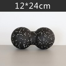 토구 트라택 피트니스 마사지 볼 세트 요가 롤러 더블 라크로스 이동성 볼 myofascial 물리 치료 마사지 릴리프 요가 볼, 블랙 화이트 12-24cm