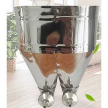 쌍두건 페인트건 스프레이건 후끼 규조토 진흙 외벽, 더블 헤드 / 푸시 버튼 없음