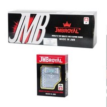 JMB 로얄 3중 특수 보안 트럼프 카드 블랙 12개 1박스