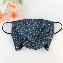 달라홈 따뜻한 기모 겨울 방한 2단 마스크 여성 골프 꽃무늬 등산 성인 핑크 검정 블랙 패션 천마스크