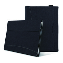 마이크로소프트 Surface Pro X Surface Pro 8 Surface Go 3스마트 북커버 케이스 펜슬수납 북커버 스탠드 커버, 블루