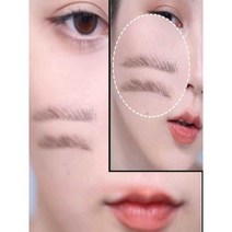 눈썹 결 브러쉬 그리기 야생 헤어라인 아이브로우, 상세 페이지 참고, 메이크업 세팅 스프레이(화이트)