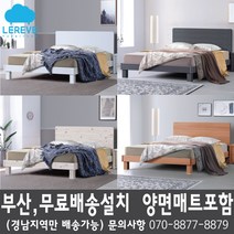 [르헤브퍼니쳐] 아메리칸 침대(S SS D Q) 양면매트리스 포함, 워시