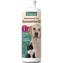 강아지영양제 NaturVet Hemp 고급 관절 건강 반려견 보조제 소프트 츄 u2013개의 건강을 지원하는 데 도움이 됩니다. u2013 대마 씨 콜라겐 글루코사민 MSM 콘드로, [03] 글루코사민-DS 레벨 1, [02] 8액량 온스