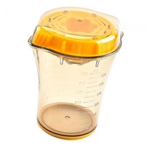 레몬 압착기 수동 핸드 과즙기 과일 레몬 과즙기 5.31' 주방용 레몬 오렌지 과즙기, 주황색, PP