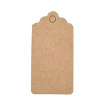 직사각형 종이 라벨 4x2cm크래프트 가격 태그용diy 선물크리스마스 웨딩 파티 장식 용품100 개, 01 Brown