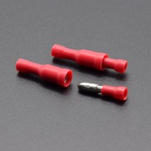 50pcs 여성 남성 절연 전기 커넥터 압착 총알 터미널 22 ~ 16 AWG 배선 FRD MPD1-156, 02 25F and 25M1