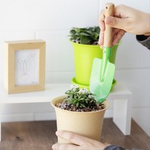 홈가드닝 플랜테리어 토기 파스텔 미니화분 물빠짐좋은 집들이선물 정원 꽃, 그린