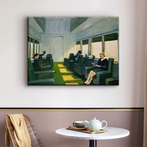 더 아트 컴퍼니 에드워드 호퍼 명화그림 인테리어 액자 36종, 15. EH-객실 열차