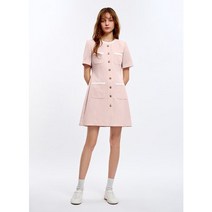 시스티나 시스티나배색 트위드 원피스