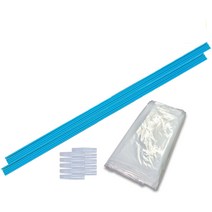 솔림 겨울 식물 작물 텃밭재배 가정용 미니 비닐하우스 10m 세트, 단품