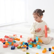 이앤오 말랑말랑 소프트 블럭 89p, 랜덤발송