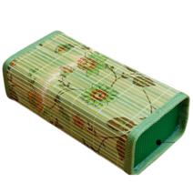 국산 고급 대나무 건강베개 왕골 베개 발베개 목침 토침 경침 부모님 어르신 선물, 타원형스크린청대베개