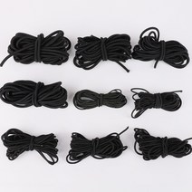 다용도 강한 탄성 로프 코드 번지 충격 스트레치 스트링 DIY 쥬얼리 제작 야외 프로젝트 텐트 카약 보트 가방 2M, [06] 4mm