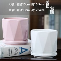 모노톤 분갈이 다육이 사각 원형 미니 대형 무광 인테리어, F