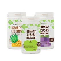 [라이프위드]풋사과/파인애플/포도 맛이 나는 레몬밤 3통/맛있는차/물마시기도움/내장지방분해도움, 풋사과1통+파인애플1통+포도1통